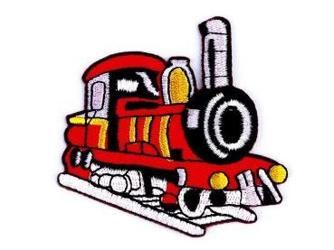 Aufbügler Lokomotive rot